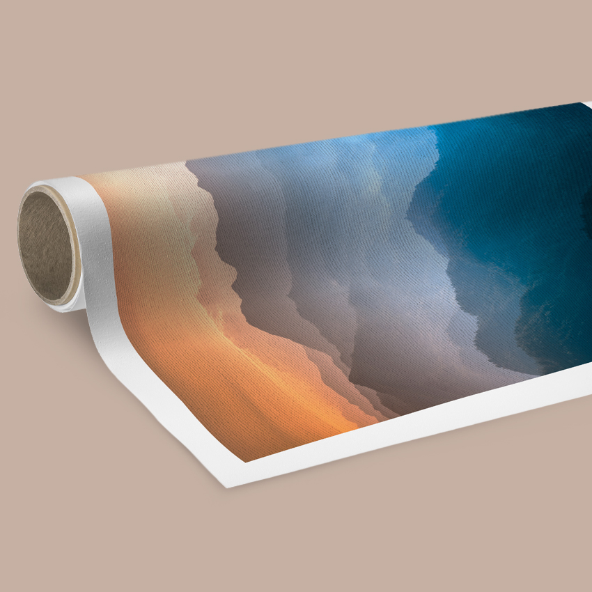 הדפסה על קנבס ללא מסגרת